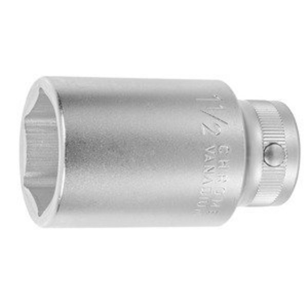 Holex 3/4 inch Drive Socket, 6 pt, Deep, 1-1/2 inch 644702 1.1/2
